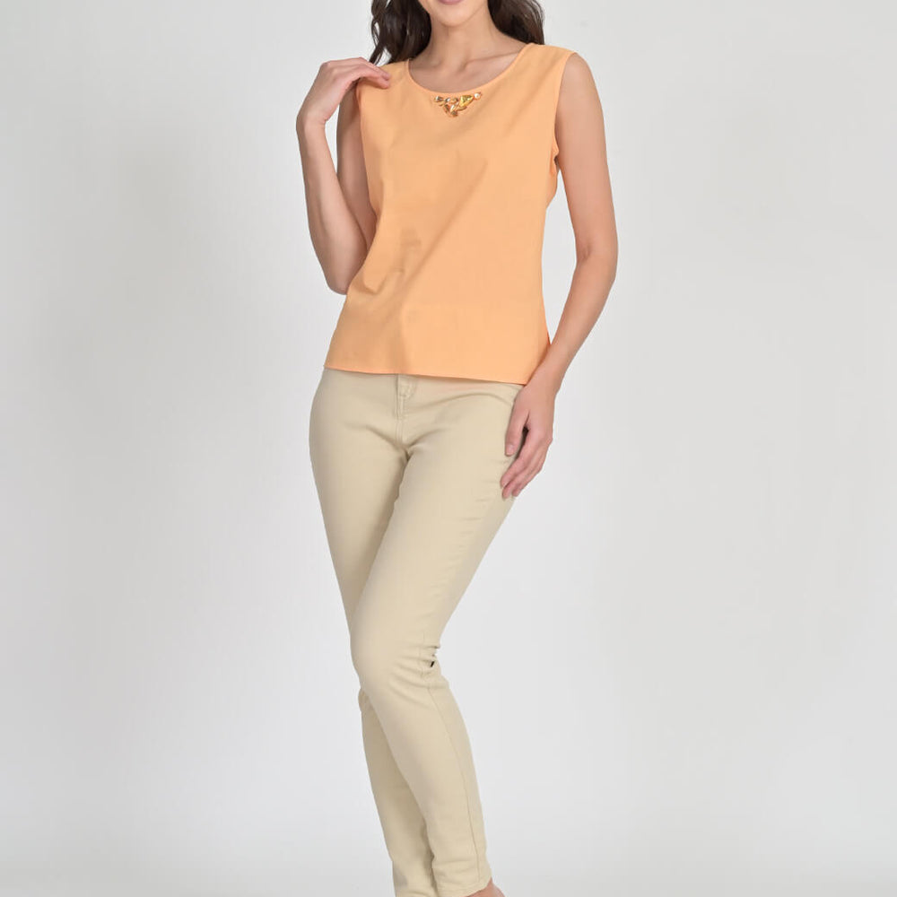 
                      
                        Blusa naranja Rose
                      
                    