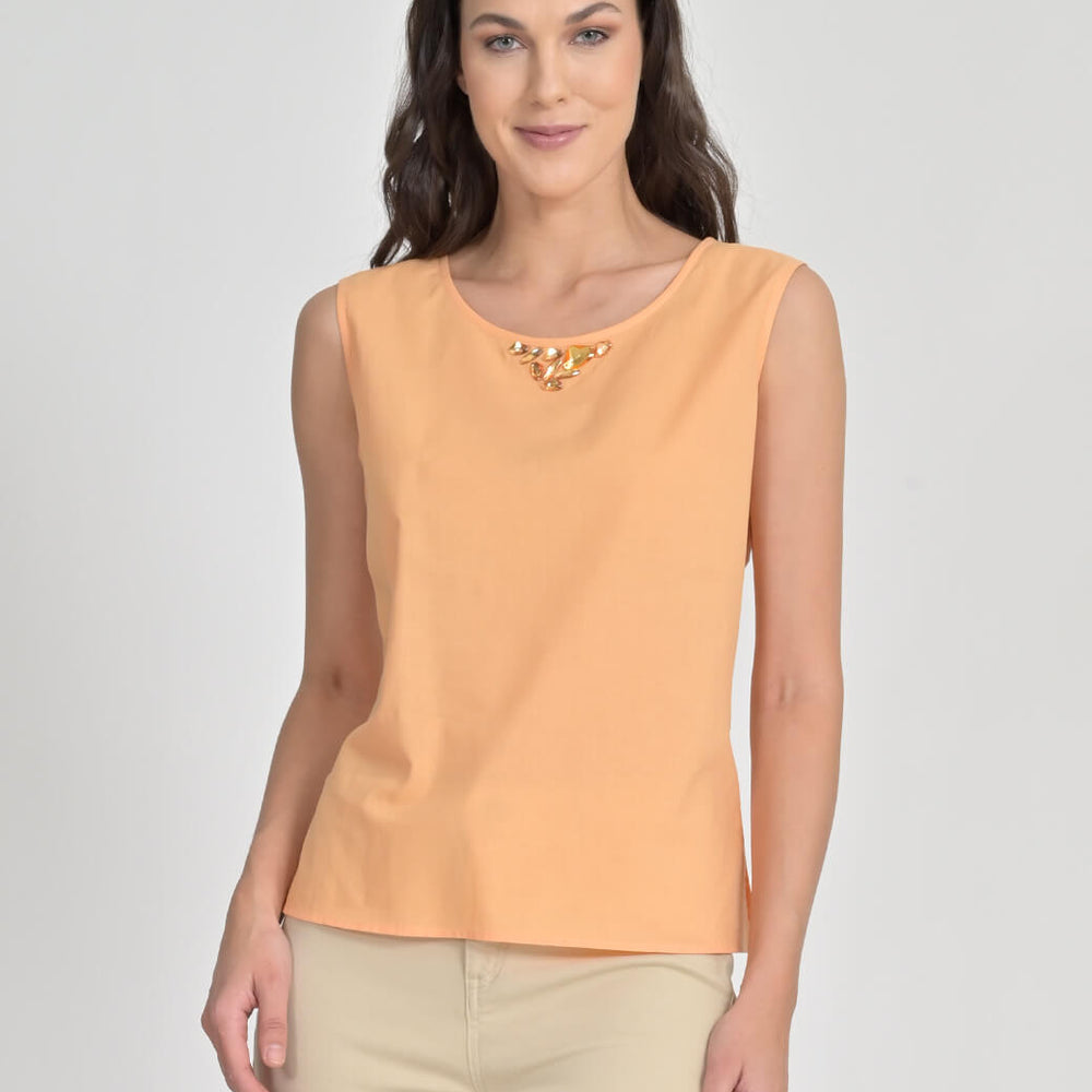 Blusa naranja Rose