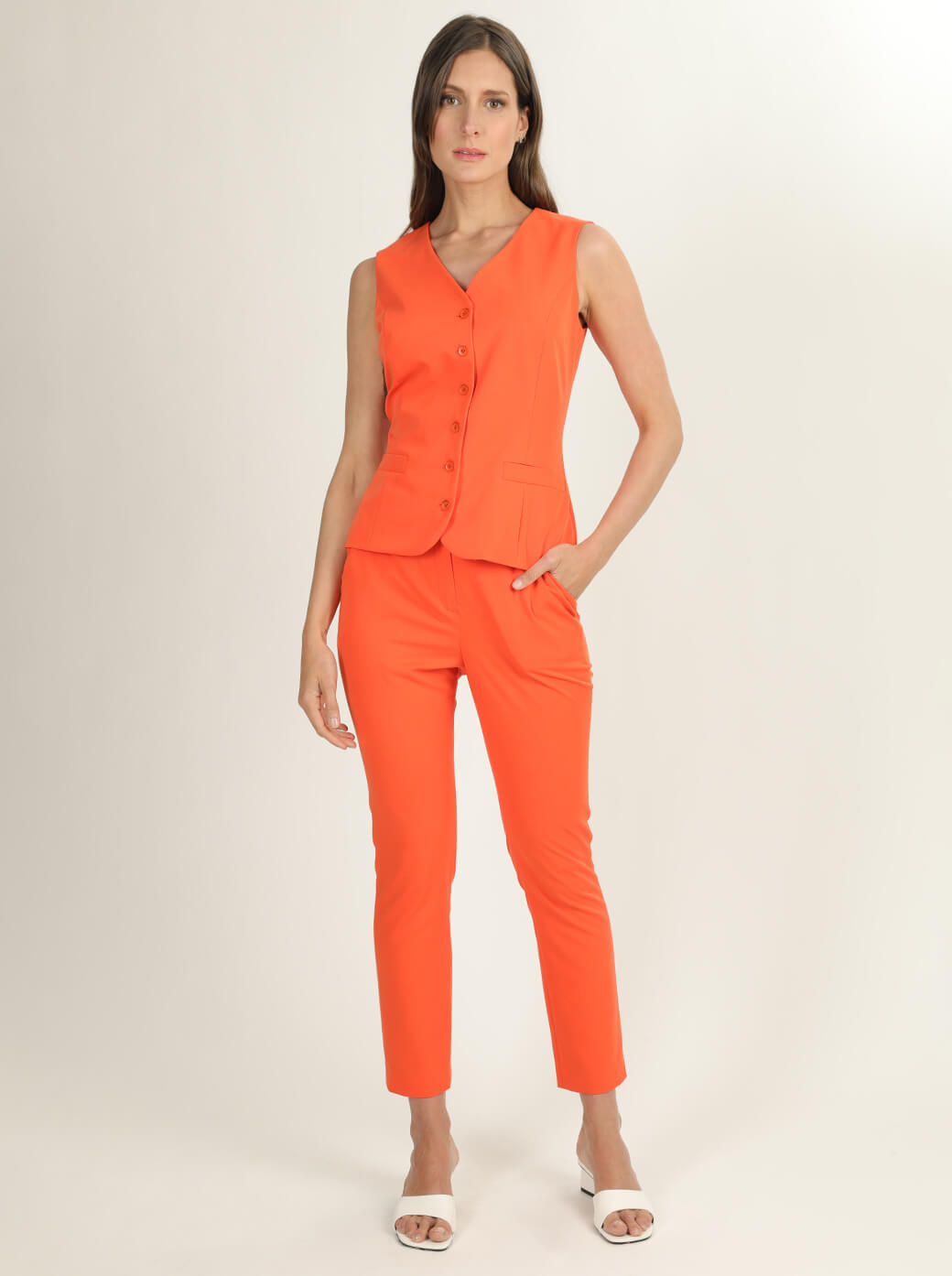 Pantalón naranja Helena