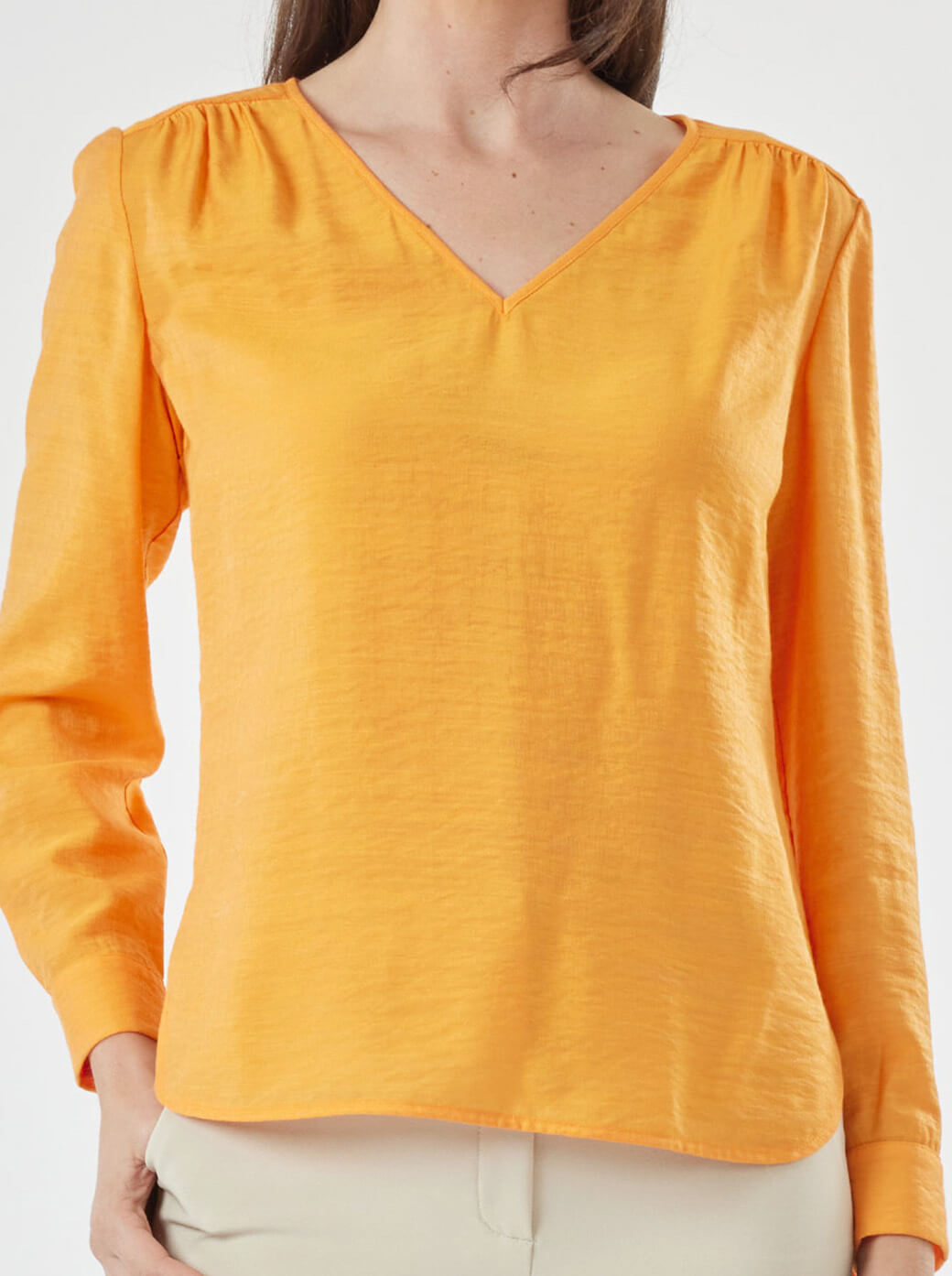 Blusa naranja Marion