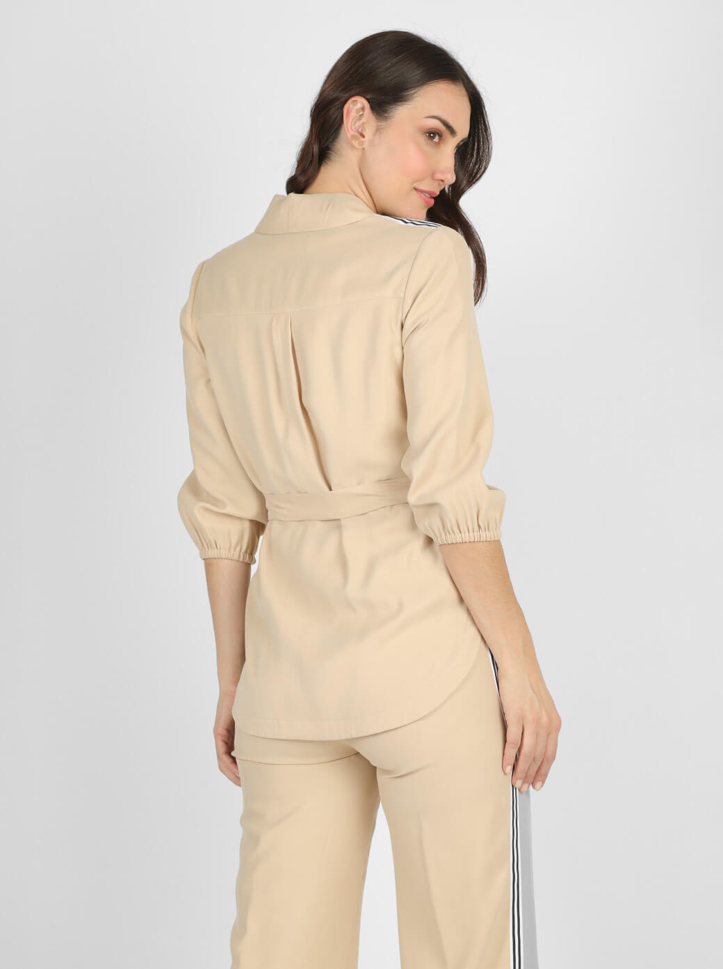 Sobrecamisa beige Libia