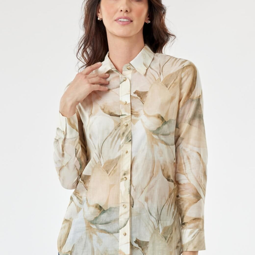 Camisa beige Fiore