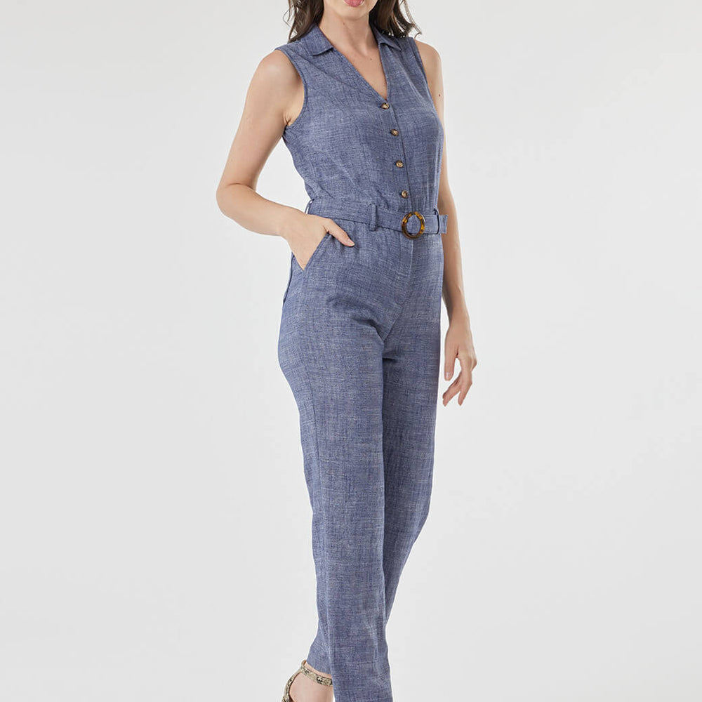 
                      
                        Jumpsuit azul Fabia
                      
                    