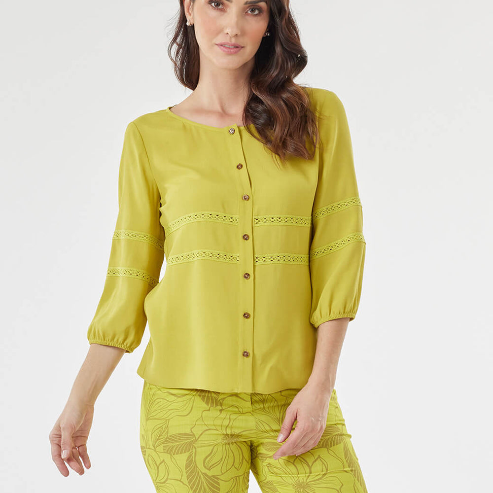 Blusa verde Armida