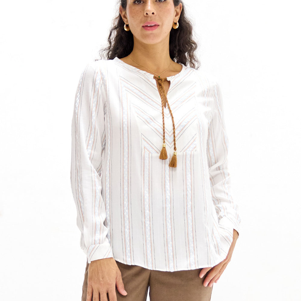 Blusa hueso Tasya