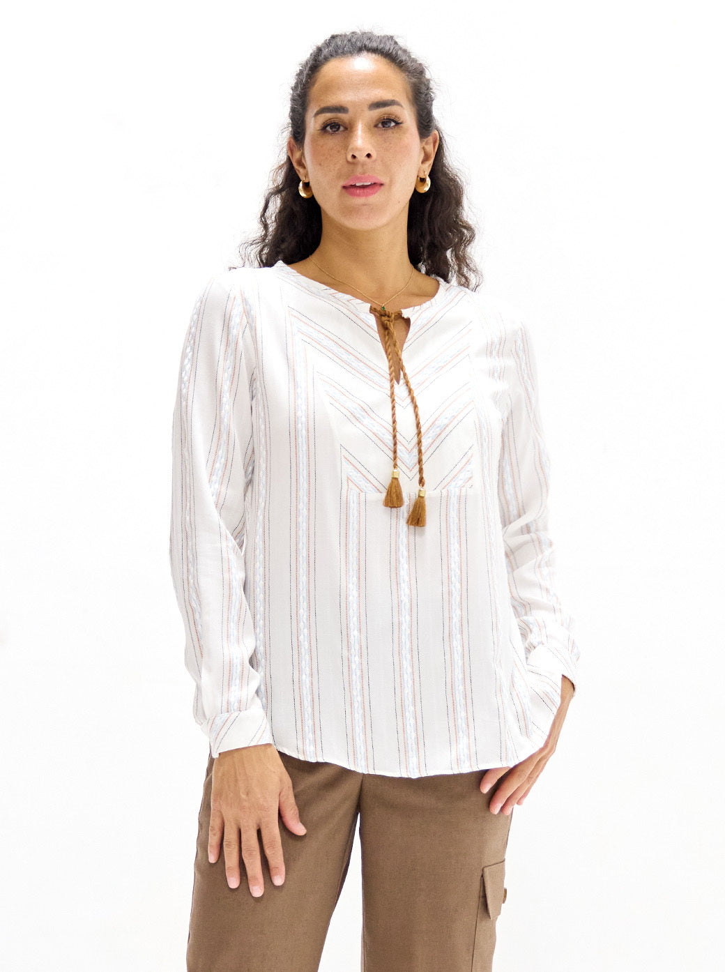 Blusa hueso Tasya