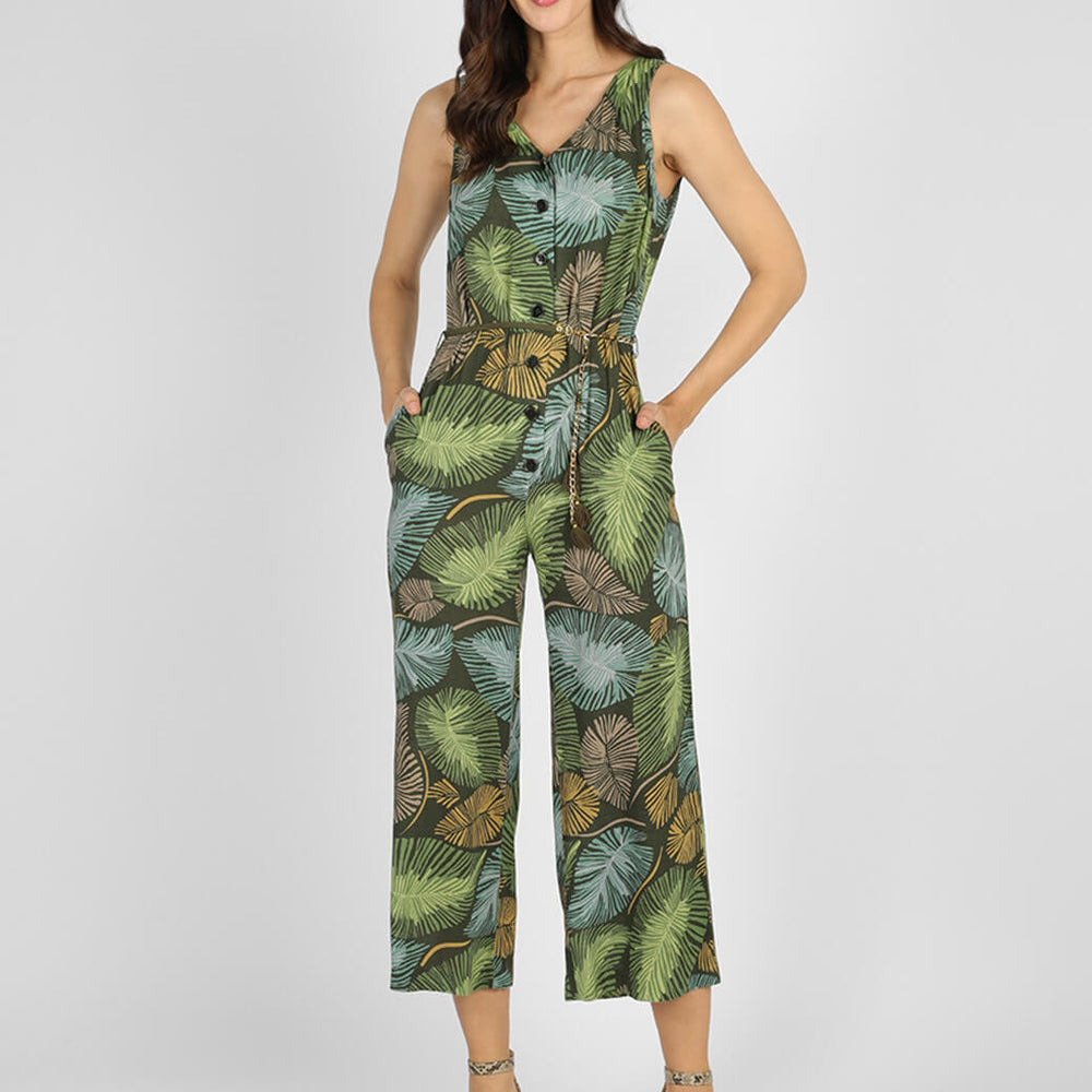 Jumpsuit verde Betia