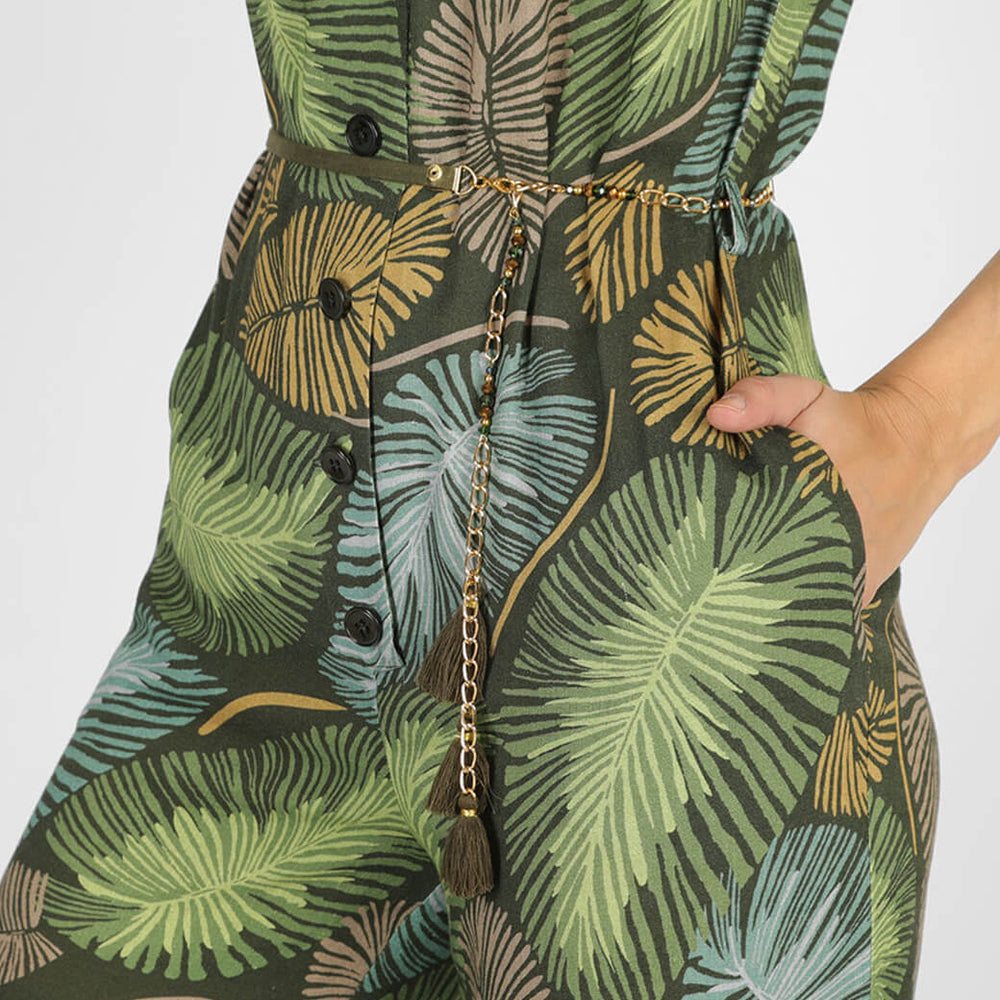 Jumpsuit verde Betia