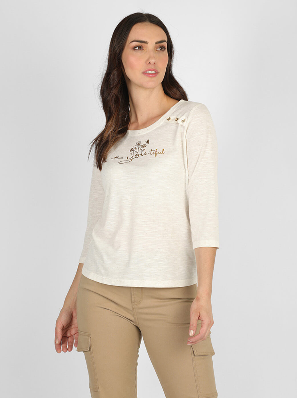 Blusa beige Betia