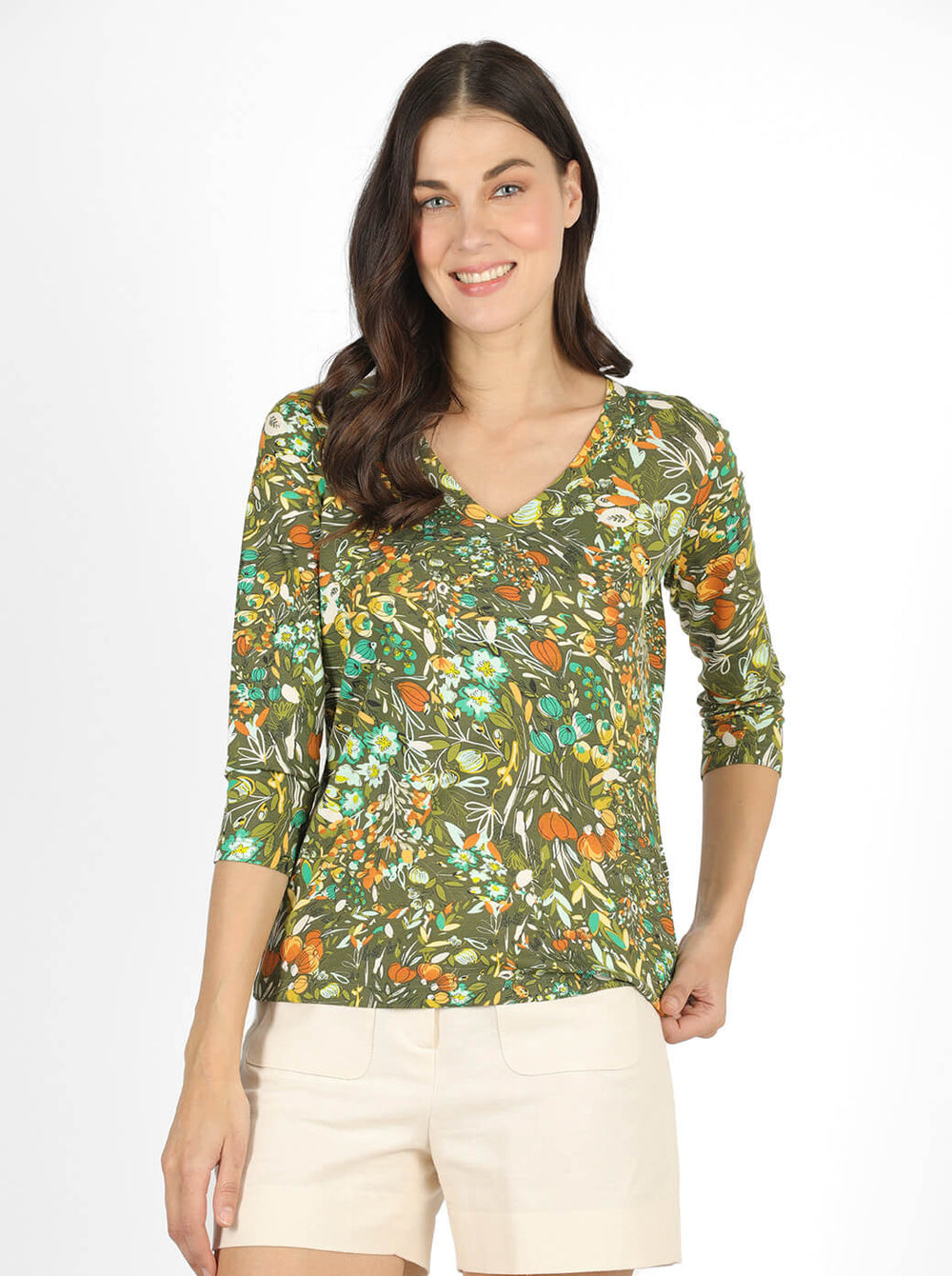 Blusa olivo Tea