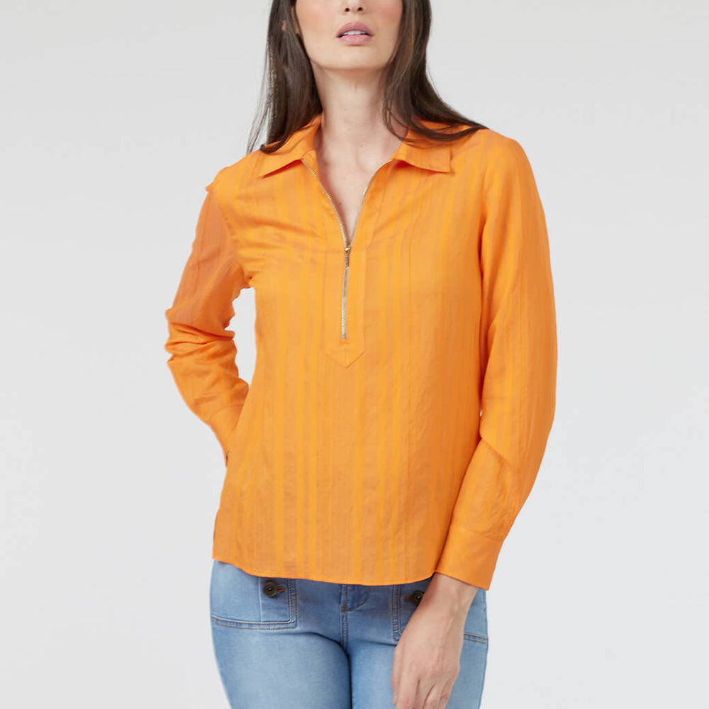 Blusa naranja Esenciales