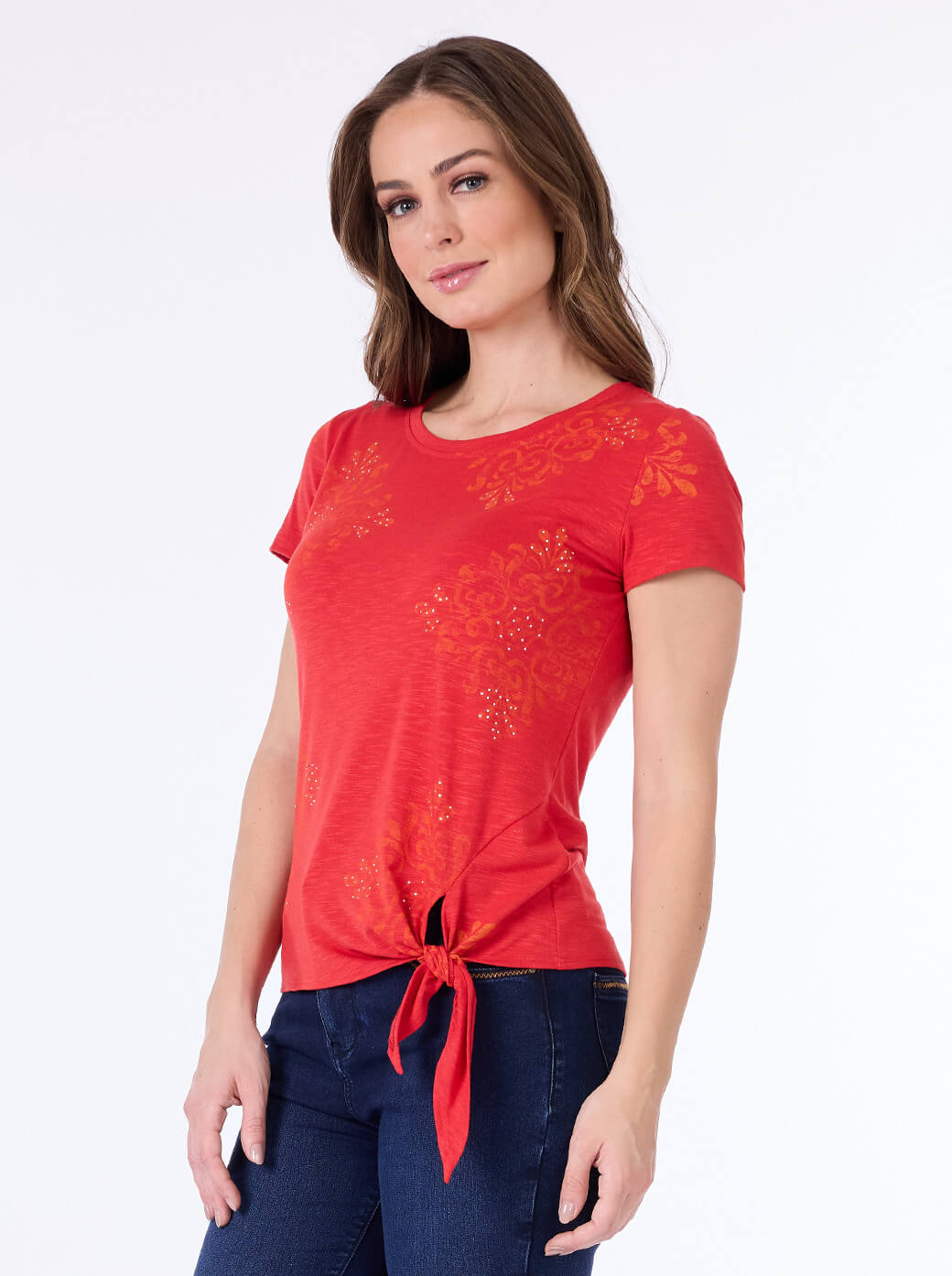 Blusa roja Esenciales