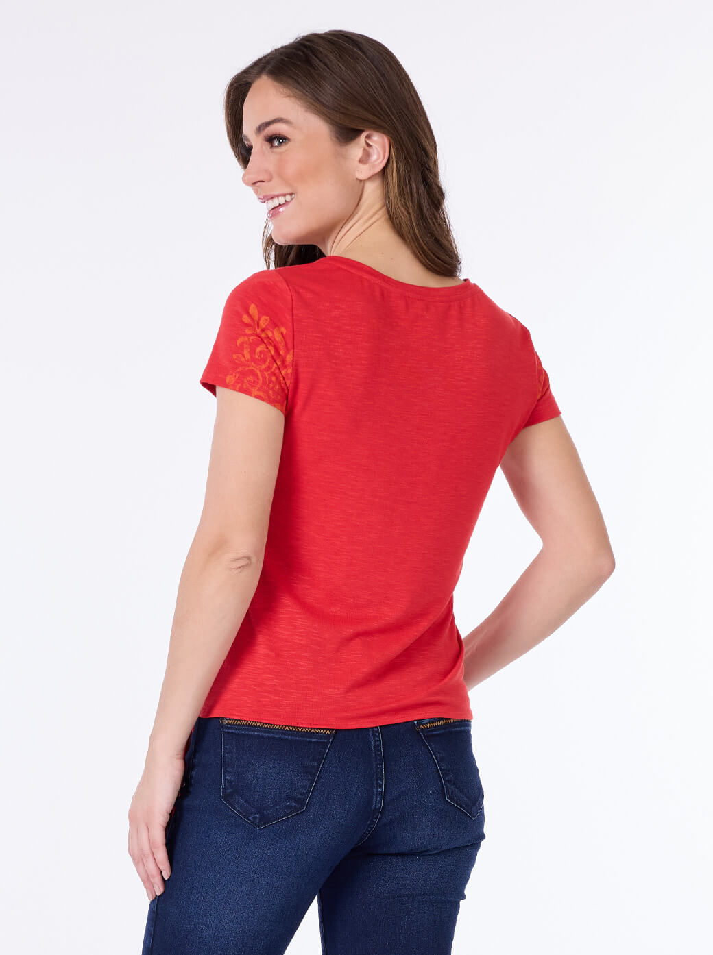 Blusa roja Esenciales