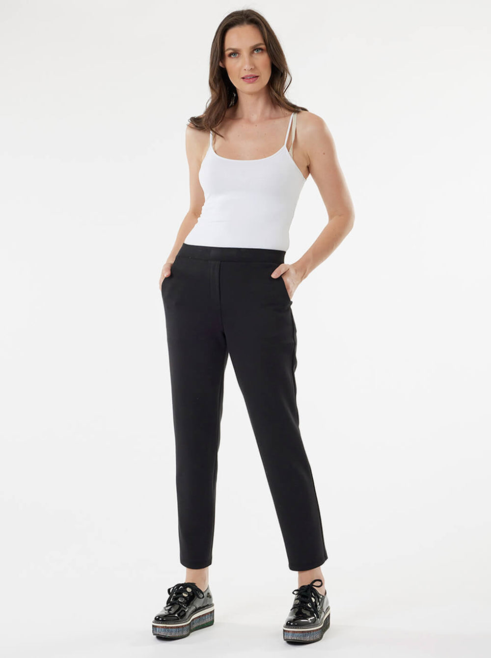 Pants recto negro Comfort