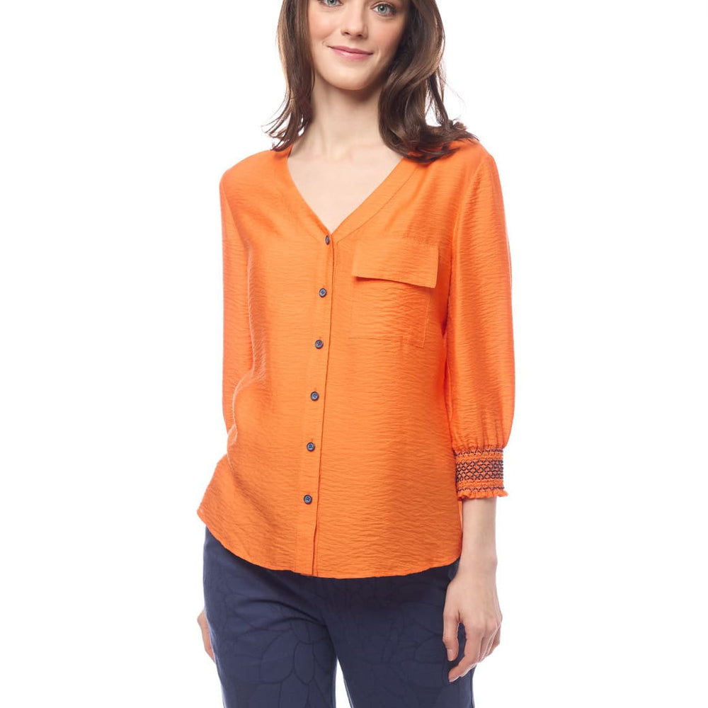 Blusa naranja Cedrina