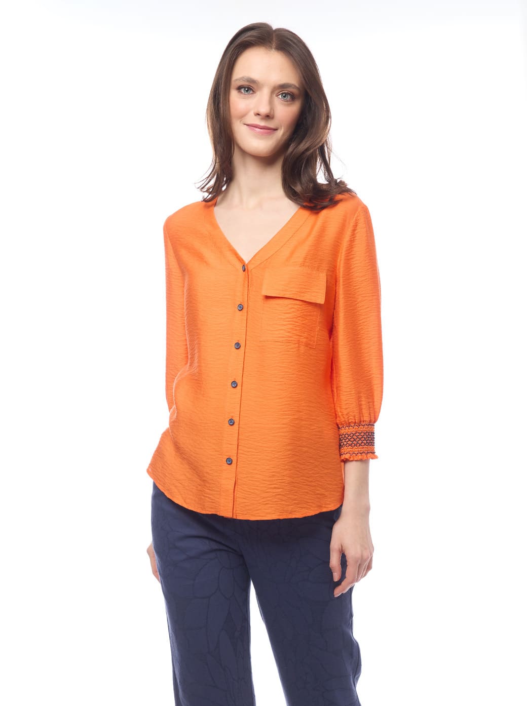 Blusa naranja Cedrina