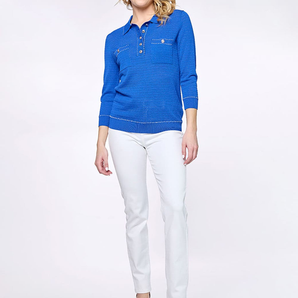 
                      
                        Blusa punteada de lurex Esenciales
                      
                    