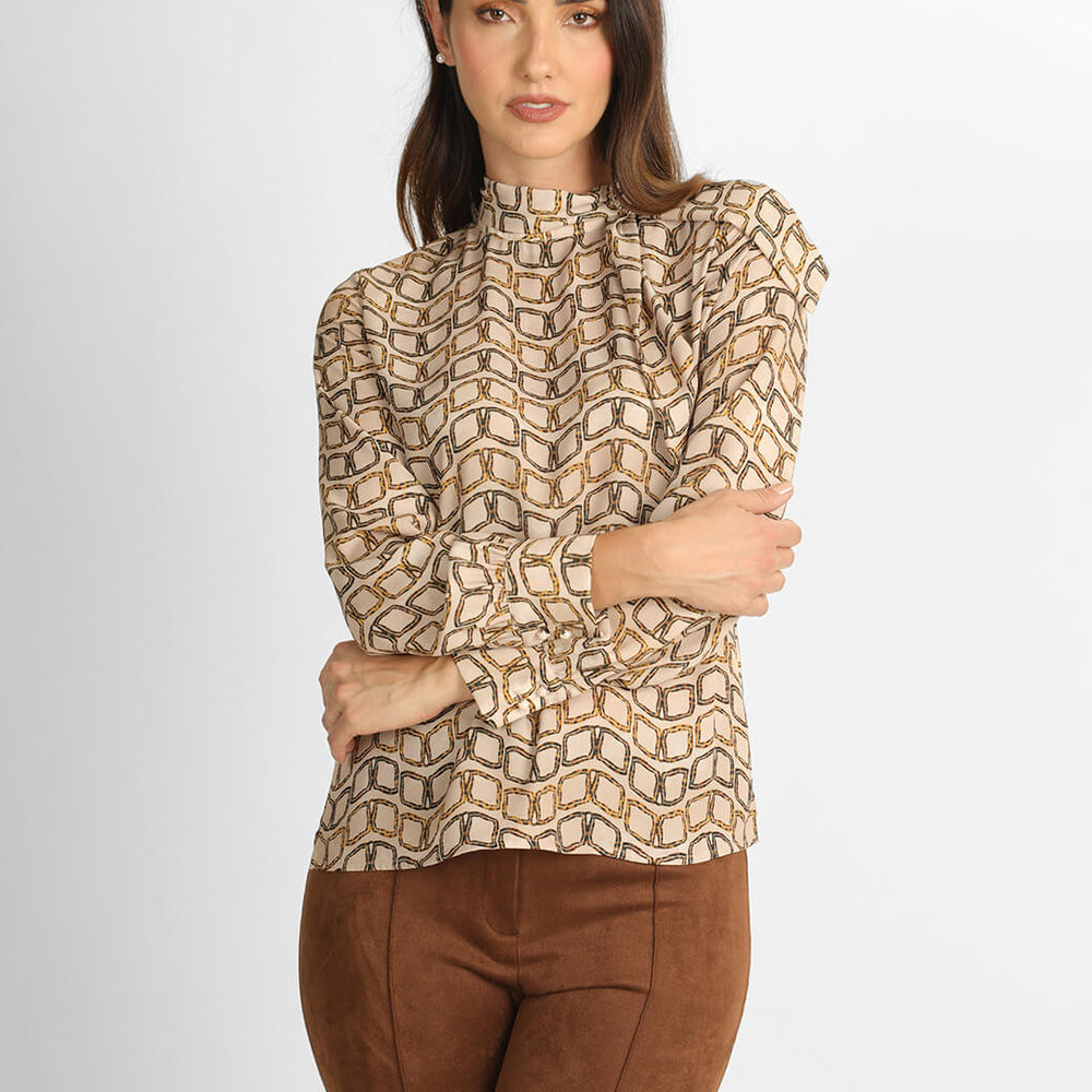 Blusa beige Makela