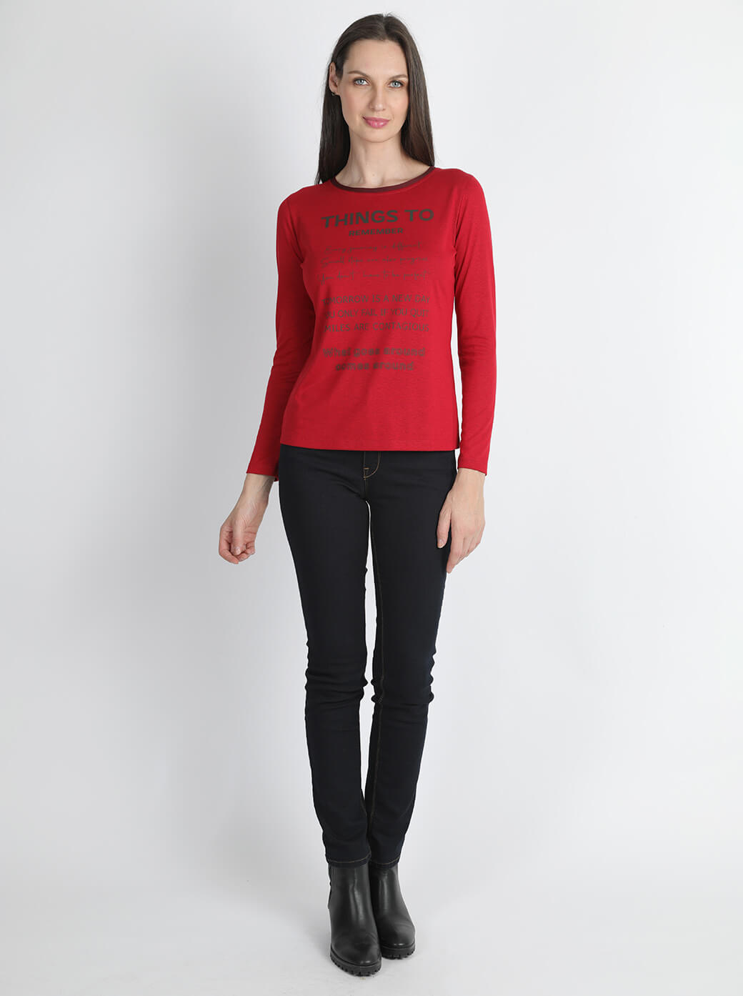 Blusa roja Kimmy