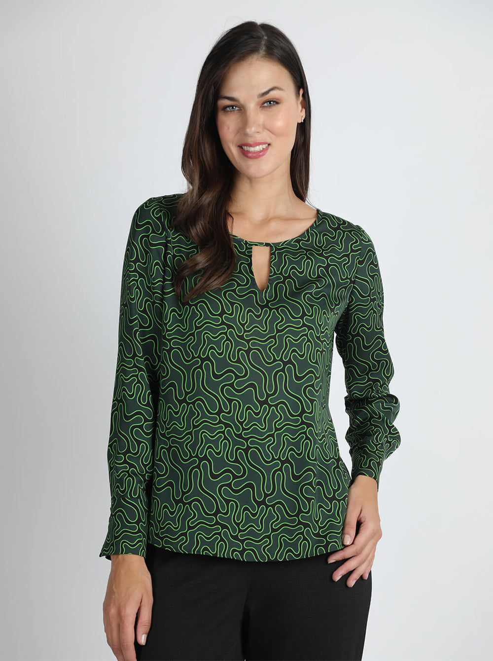 Blusa verde Rafaella