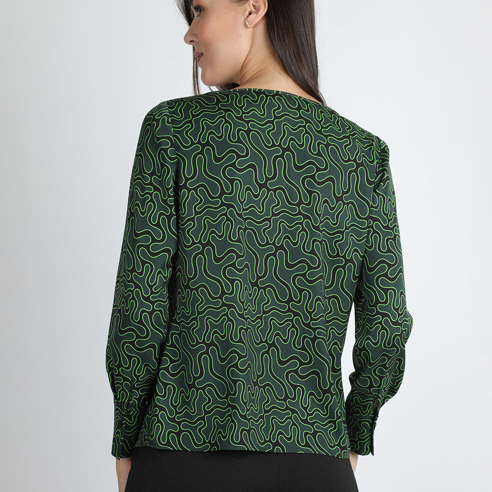 
                      
                        Blusa verde Rafaella
                      
                    