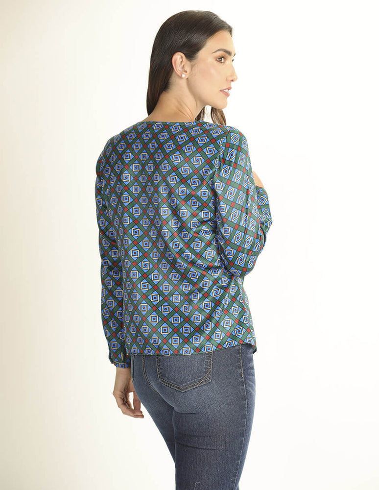 
                      
                        Blusa azul Lize
                      
                    