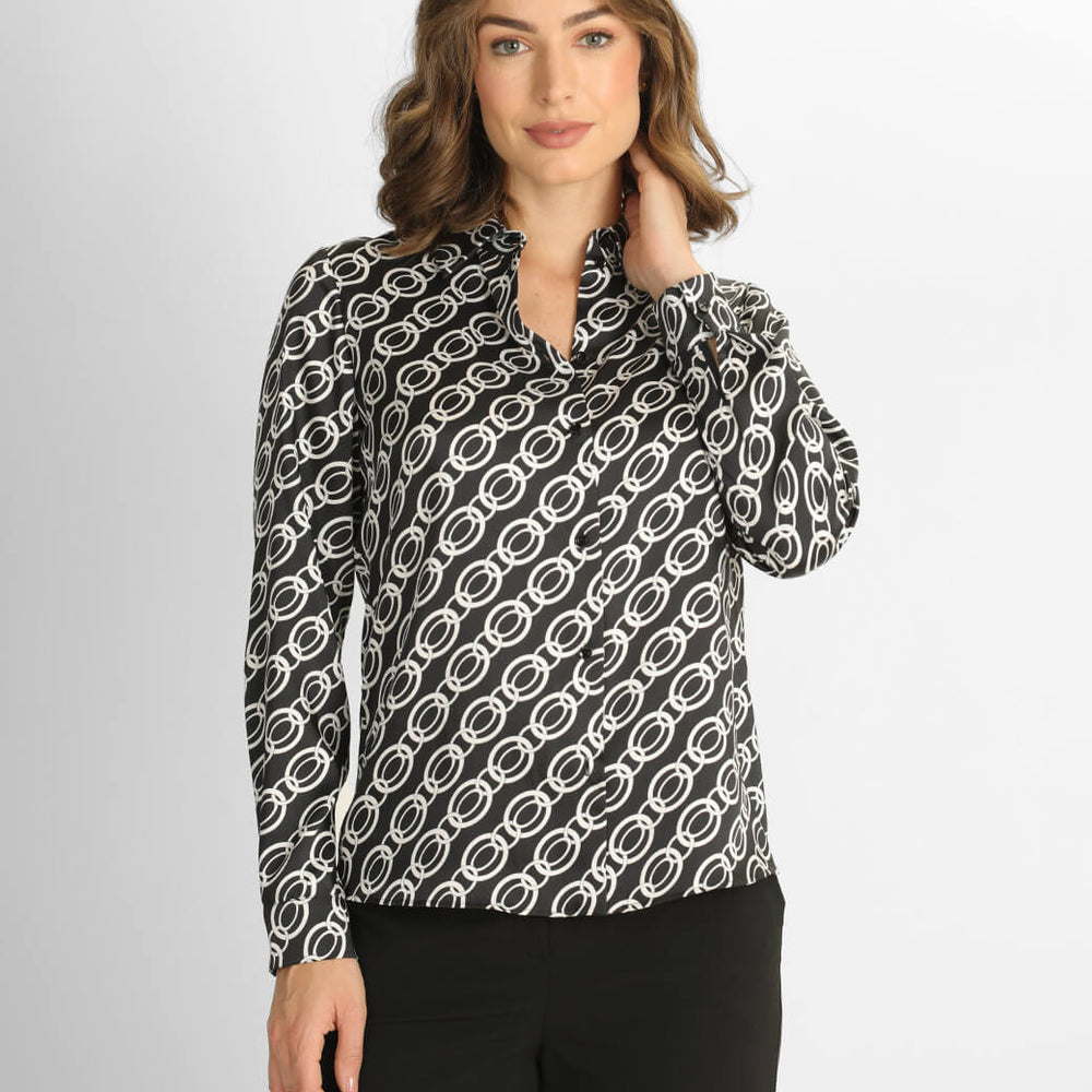 Camisa negra Rosalba