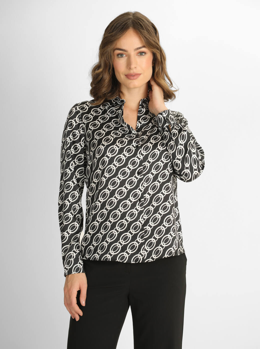 Camisa negra Rosalba