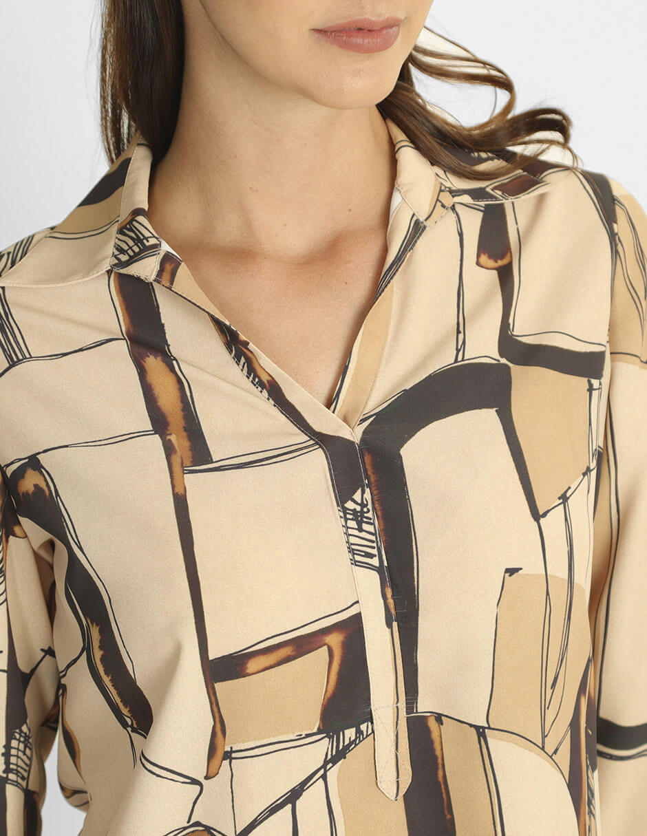 Blusa beige Lucie