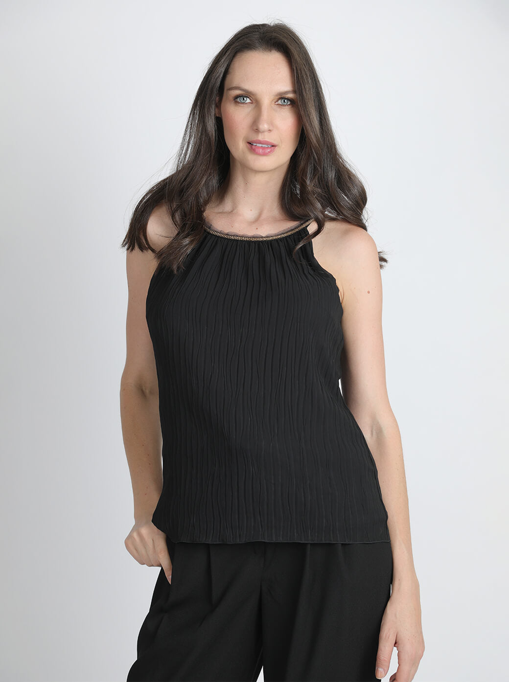 Blusa negra Louisa