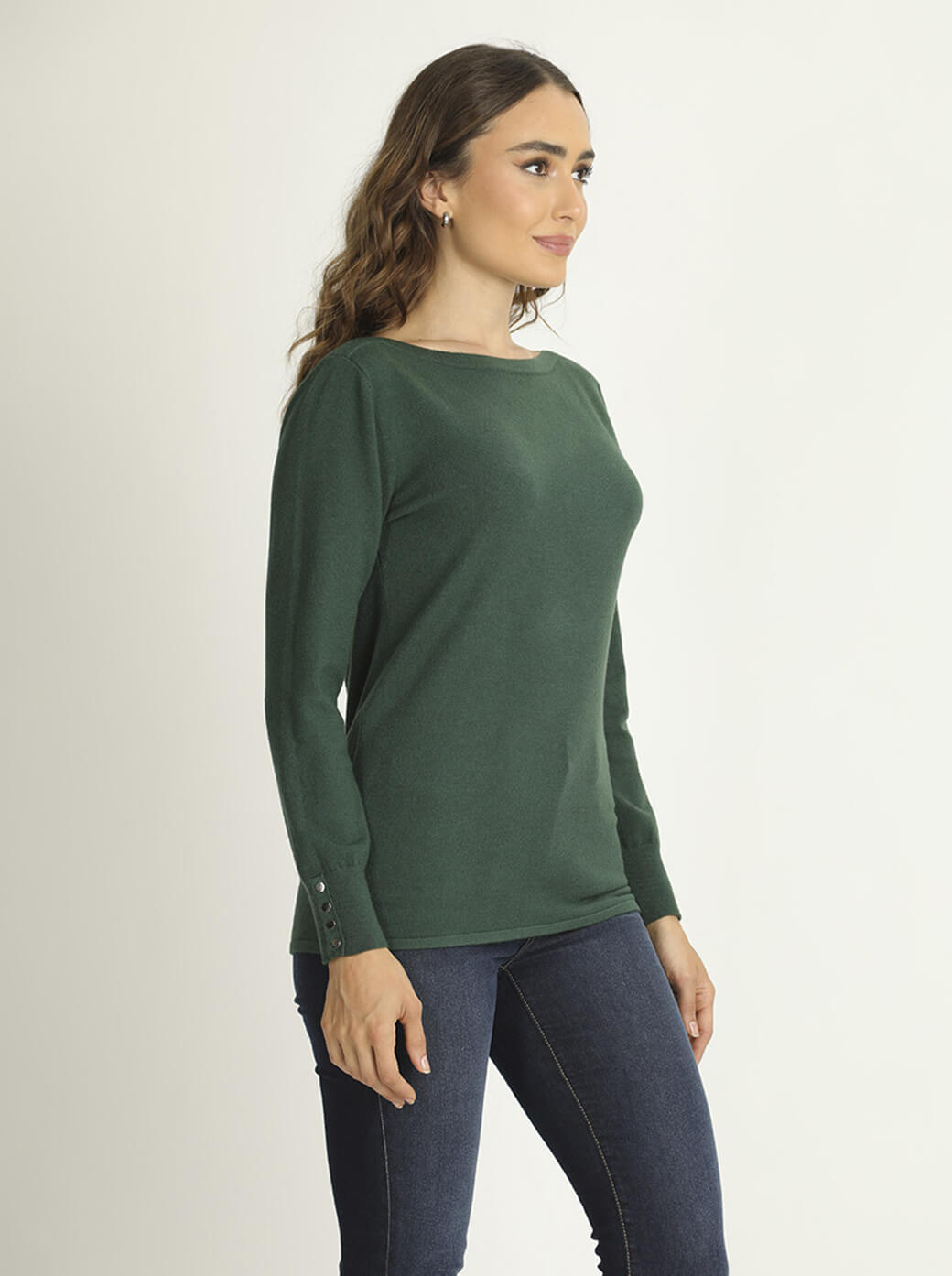 Suéter verde Esenciales