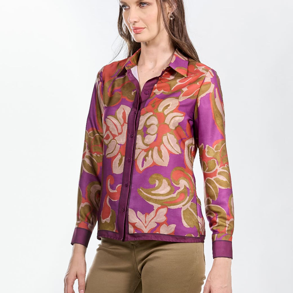 
                      
                        Blusa Morada estampada Cleire
                      
                    