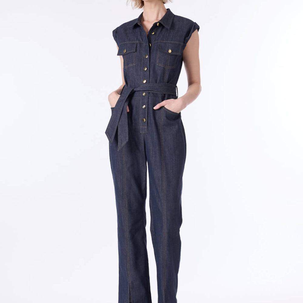 Jumpsuit mezclilla Azul