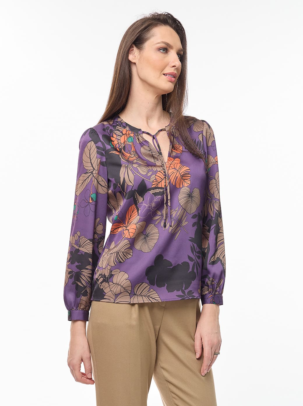 Blusa morada Debra