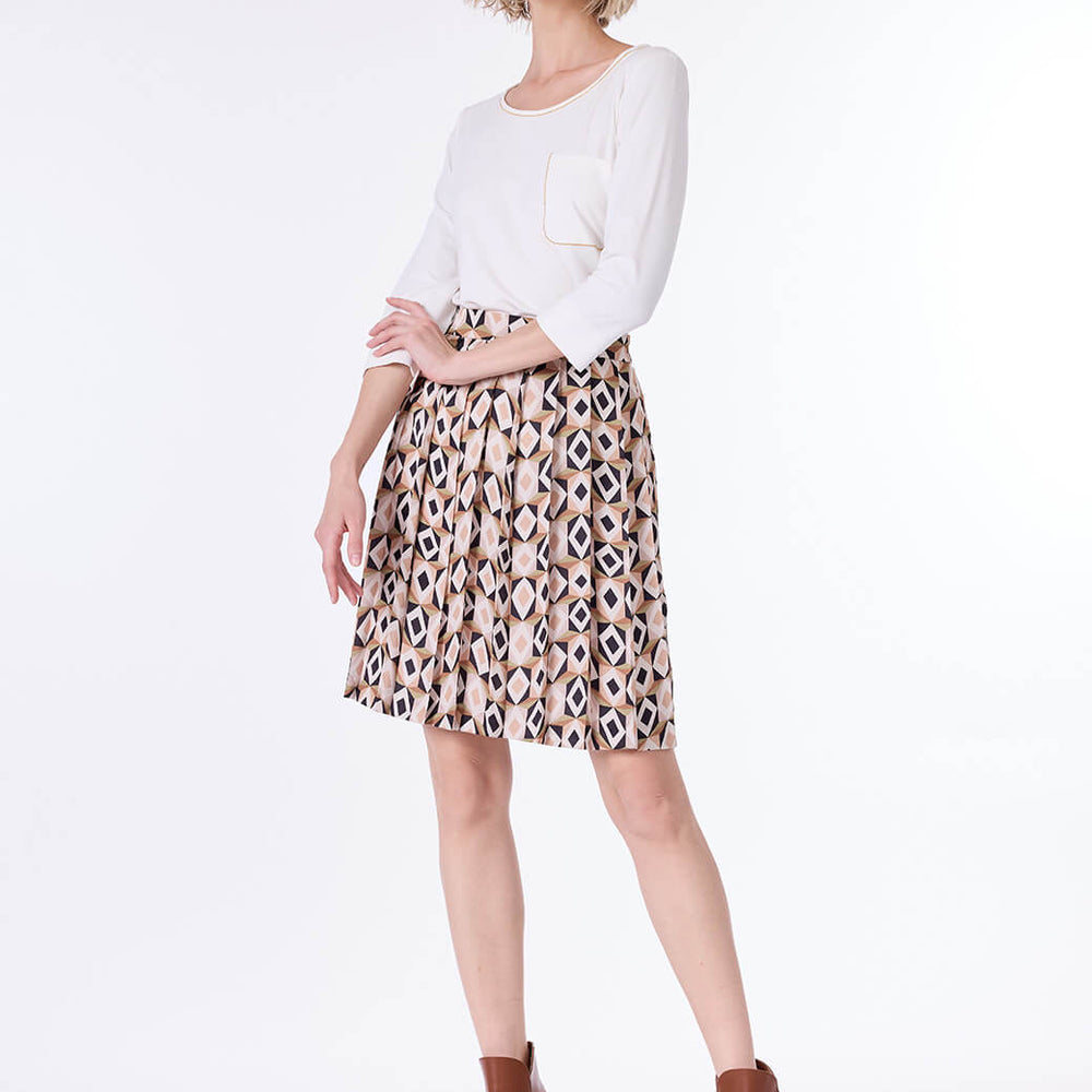 Falda beige Olinda