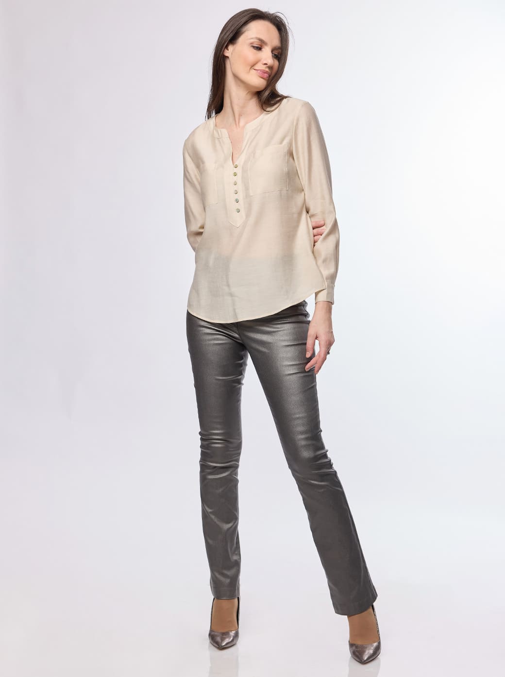 Blusa beige Jamila