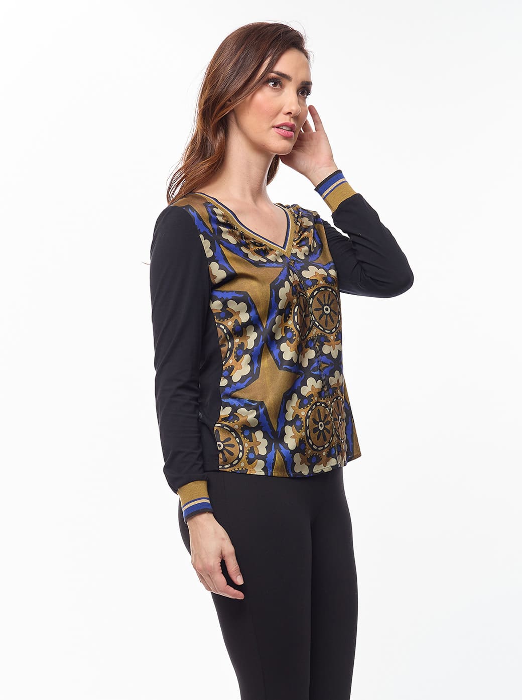 Blusa negra Athena