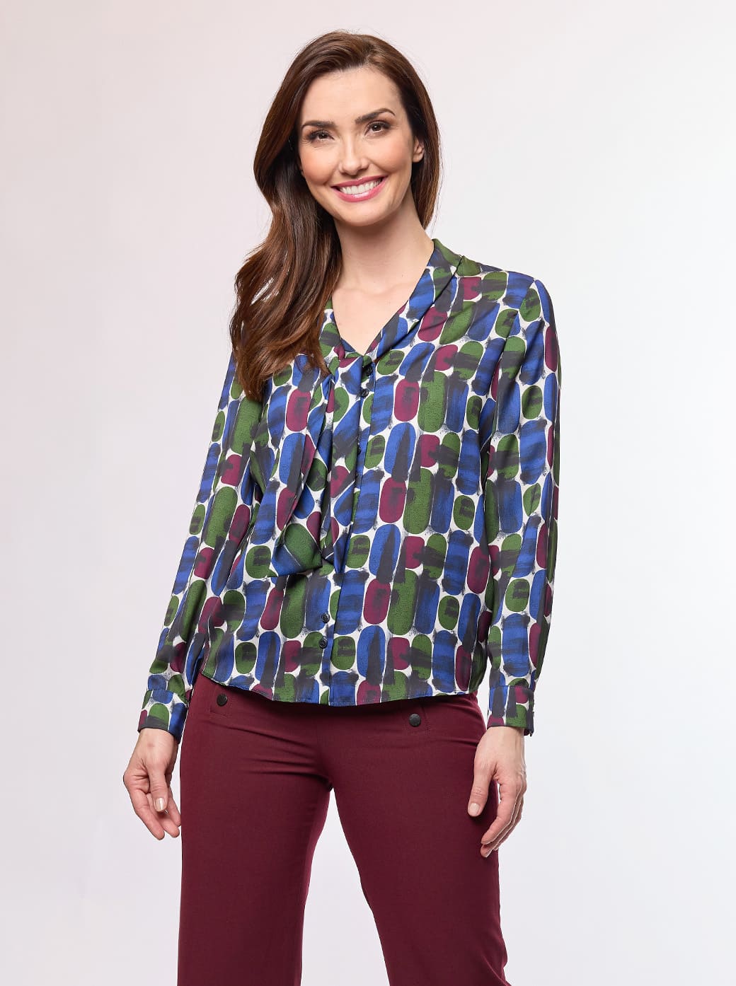 Blusa azul Mahya