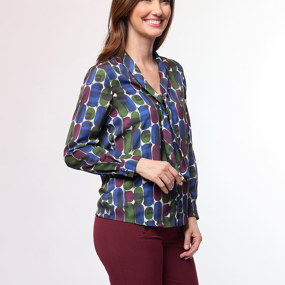 
                      
                        Blusa azul Mahya
                      
                    