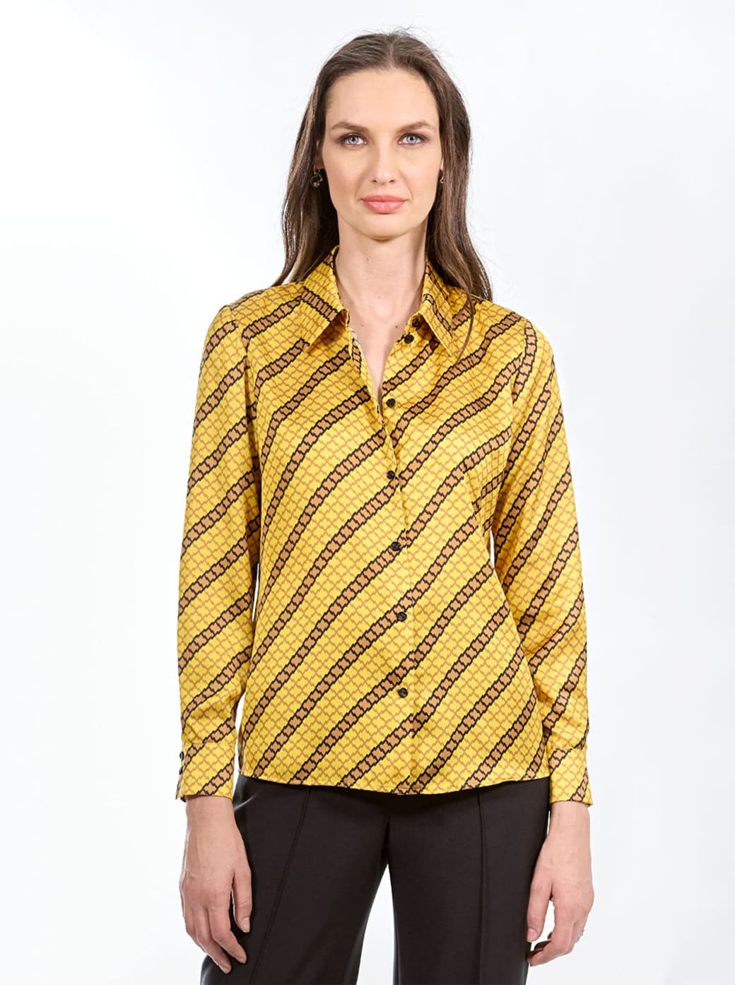 Blusa camisera amarilla Keira