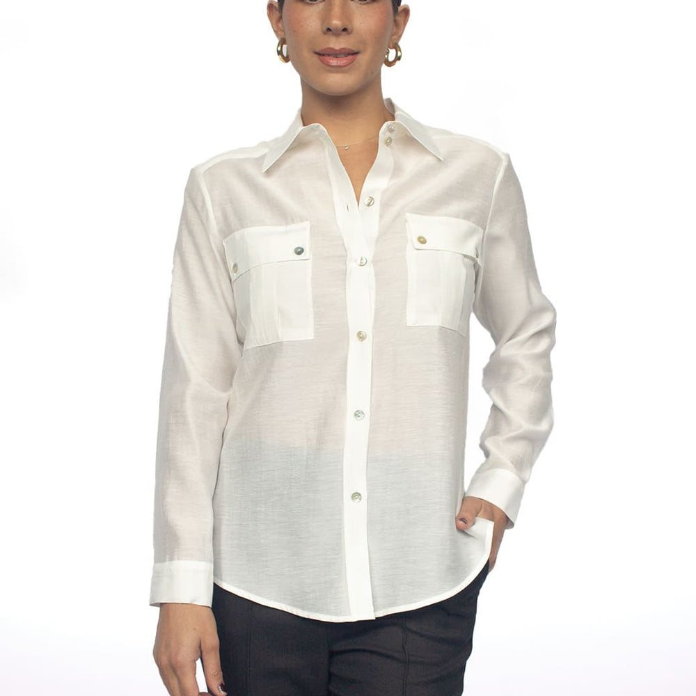 Blusa blanca Ludmila