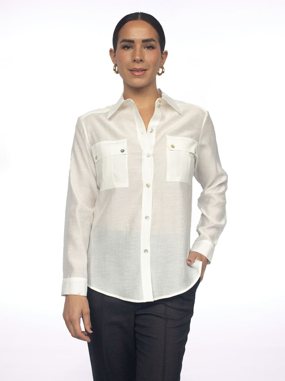 Blusa blanca Ludmila