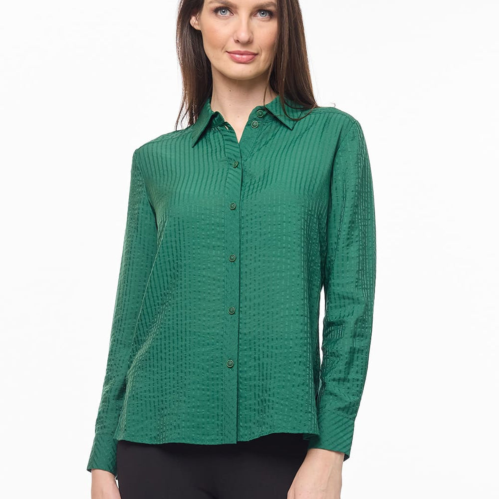 Blusa verde camisera Jane