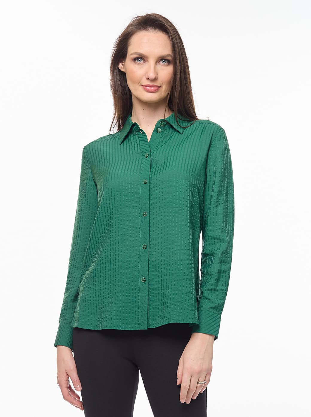 Blusa verde camisera Jane