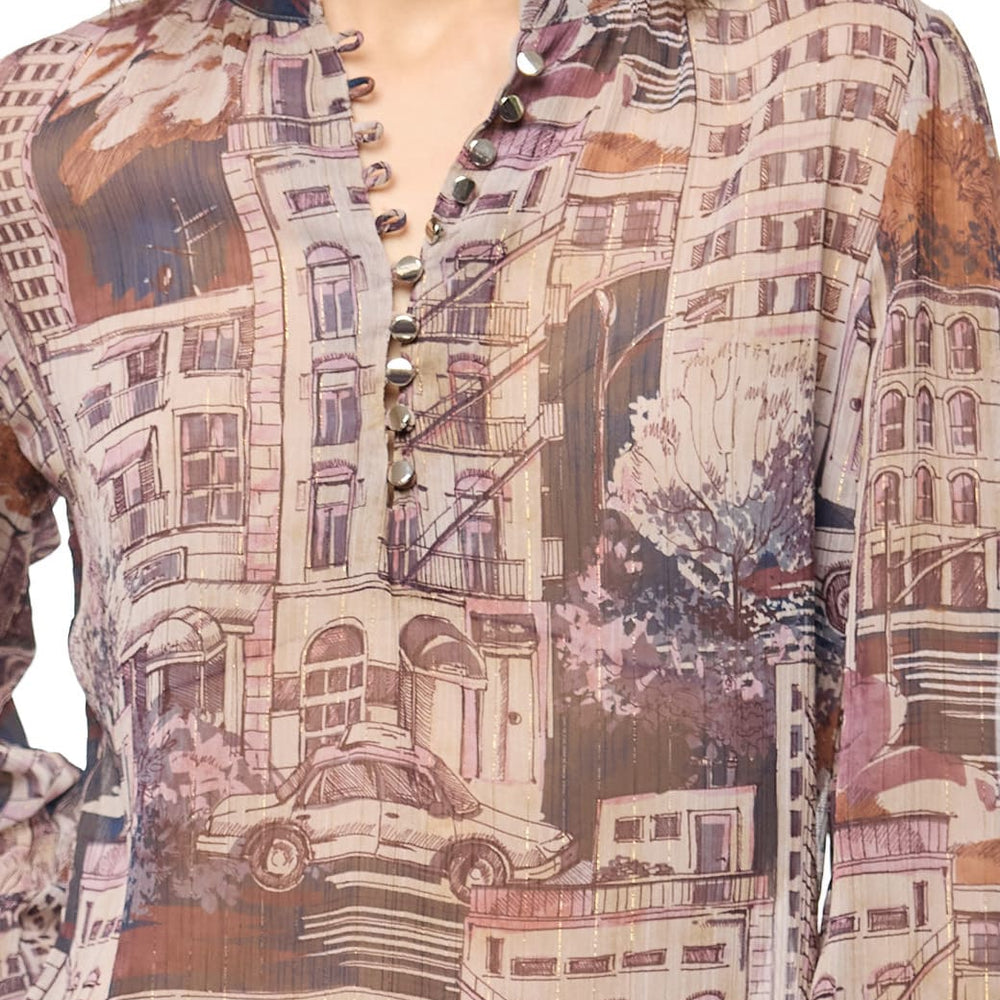 Blusa estampada Daria