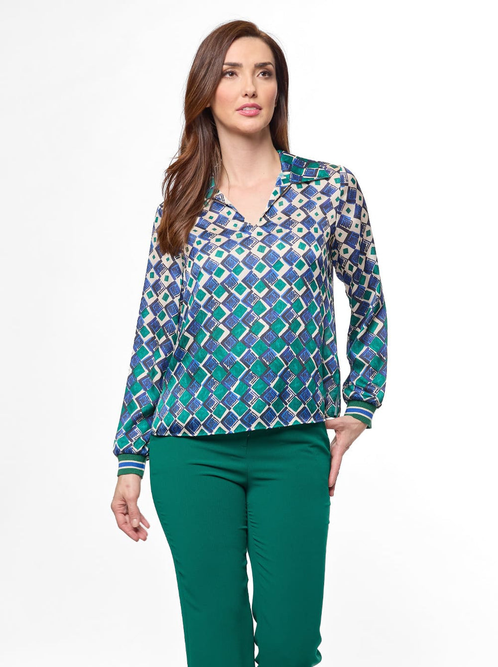 Blusa verde Perla