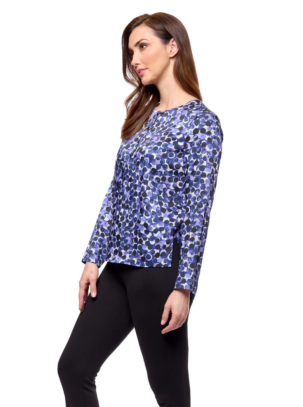 Blusa morada estampada Sira