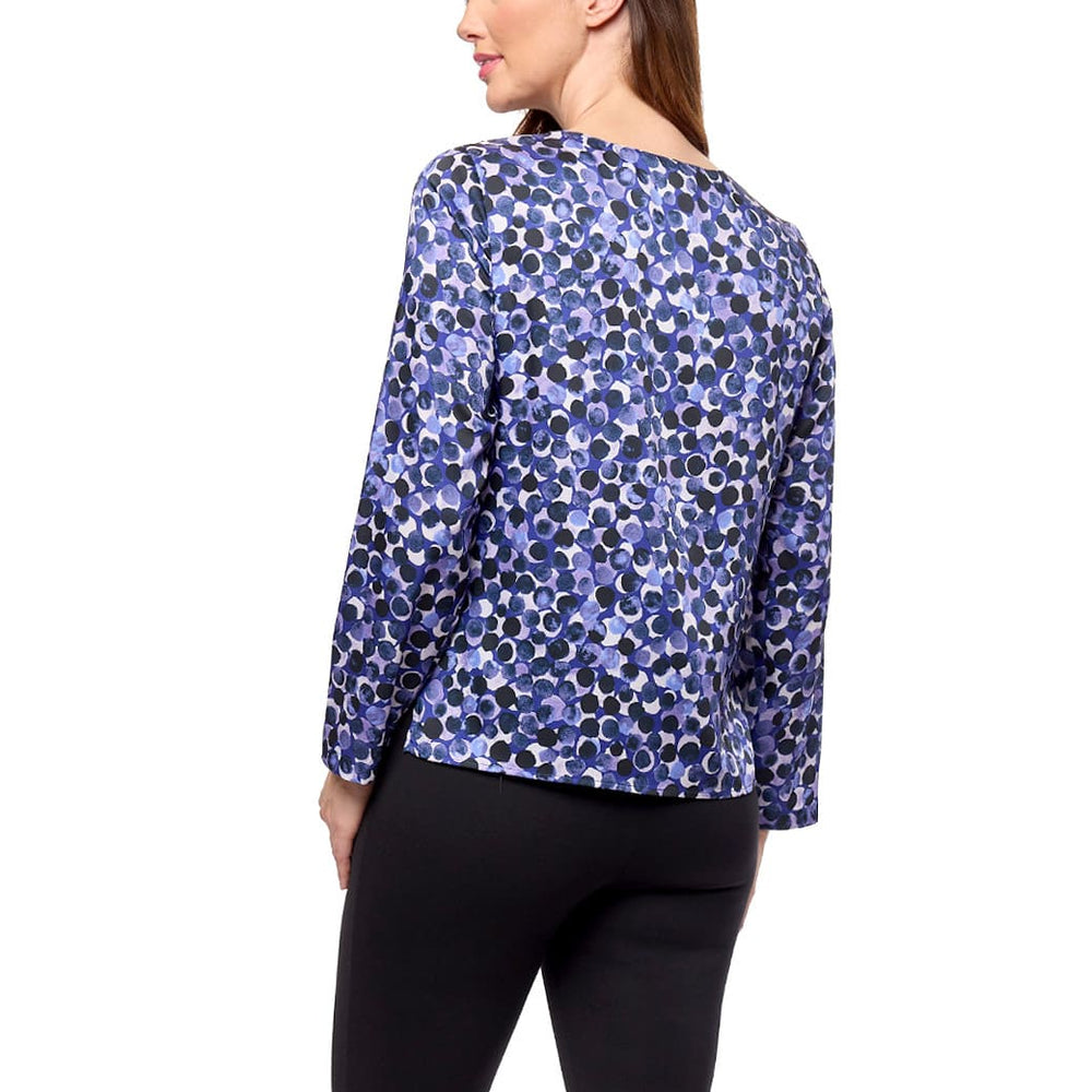 
                      
                        Blusa morada estampada Sira
                      
                    