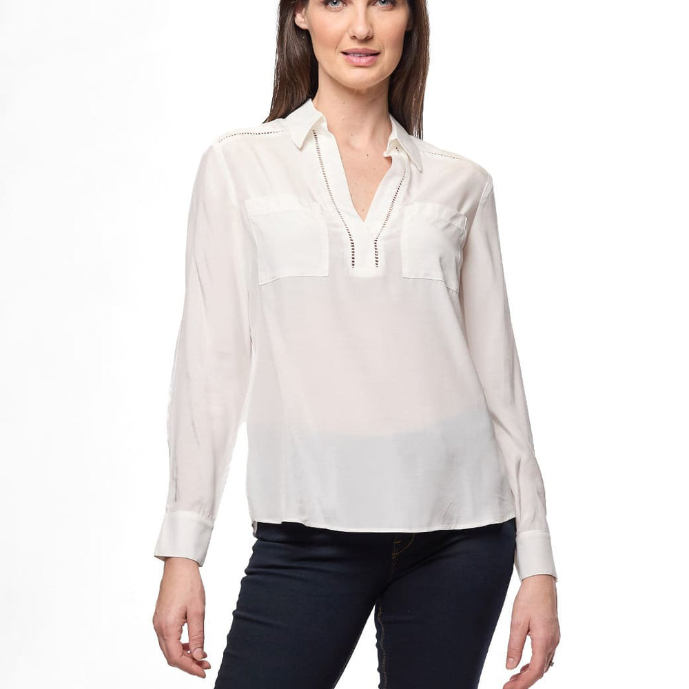 Blusa blanca Cora