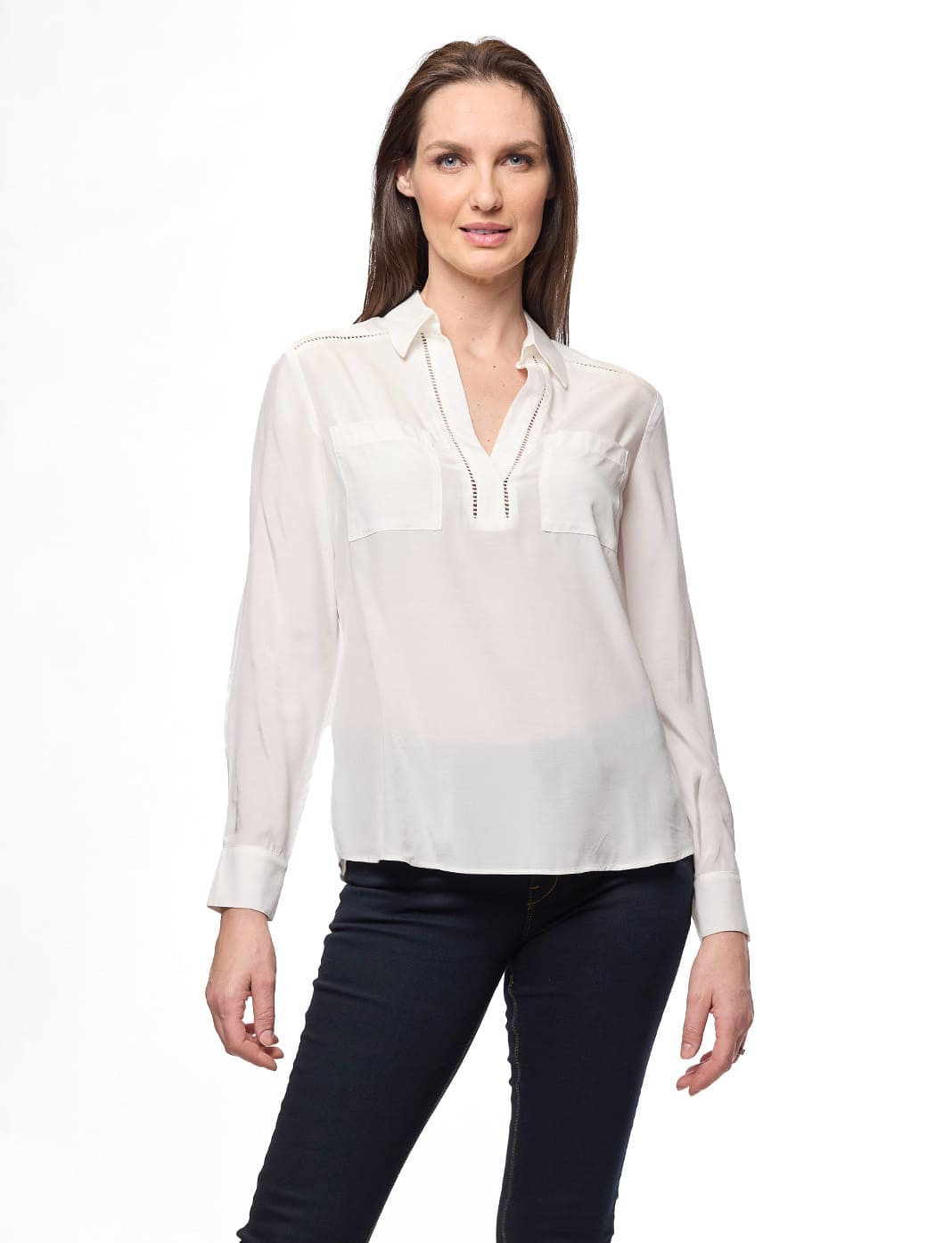 Blusa blanca Cora